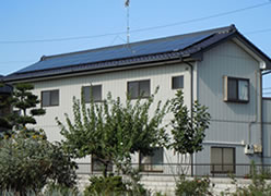 太陽光発電サンビスタ施工例